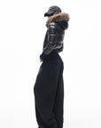 IAMXIAA Rhinestone Logo Wide-Leg Sweatpants