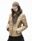 IAMXIAA Faux Fur Statement Scarf with Fluffy Texture
