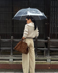 ROVENTE Low-Rise Suede-Look Wide-Leg Pants with Angled Front Pockets
