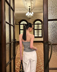 0122stepll Low Rise Wide Leg Pants