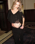 0122stepll シアーチュニックフラッタークロップトップ0122stepll