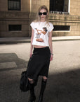 0122stepll Follow Your Heart Graphic Baby Tee