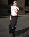 0122stepll Follow Your Heart Graphic Baby Tee