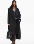 0122stepll Oversized Belted Long Wrap Coat