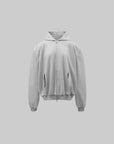 WARDEN EDGE Grey Hoodie 3-Piece Set with Contrast Trim Shorts and Leg Warmers
