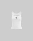 Rase le sol Ribbed Tank Top - PINKPARKS