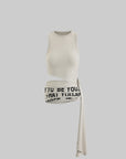 WARDEN EDGE Asymmetrical Strap Vest - PINKPARKS