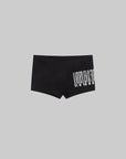 WARDEN EDGE Barcode Print Hot Shorts - PINKPARKS