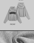 WARDEN EDGE Oversized Logo Hoodie Set - PINKPARKS