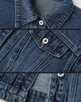 WARDEN EDGE Oversized Vintage Denim Jacket - PINKPARKS