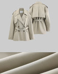 WARDEN EDGE Unisex Deconstructed Trench Coat - PINKPARKS