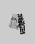 WARDEN EDGE Deconstructed Patchwork Skirt - PINKPARKS