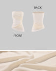 Rase le sol Draped Tube Top & Layered Tulle Skirt Set