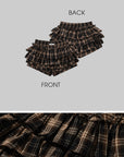 WARDEN EDGE Layered Mini Skirt with Drawstring Detail