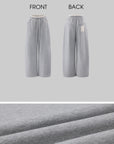 WARDEN EDGE Layered Waist Oversized Wide-Leg Sweatpants