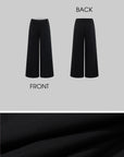 ROVENTE High-Waist Fluid Wide-Leg Trousers