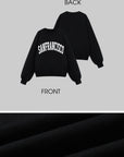 WARDEN EDGE Oversized San Francisco Sweatshirt Casual Streetwear Pullover