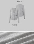 IAMXIAA Cardigan Classique Ajusté à Col V