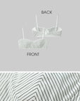ROVENTE Striped Cotton Three-Piece Lounge Set - PINKPARKS