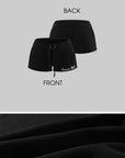 Rase le sol Raw Hem Low-Rise Lounge Shorts