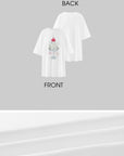 WARDEN EDGE Cherry Sundae Graphic Oversized T-Shirt