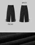 WARDEN EDGE Paneled Tie-Cord Denim - PINKPARKS