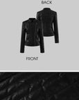 Rase le sol Quilted Asymmetric Down Jacket