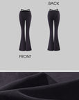 ROVENTE Faux Two-Piece Flared Pants