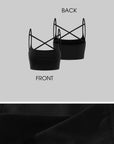 WARDEN EDGE Graphic Tank Top & Strappy Bra Set