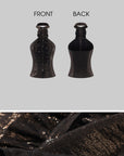 Hydrae Shimmer Ruffle Halter Corset Top