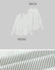 ROVENTE Striped Cotton Three-Piece Lounge Set - PINKPARKS