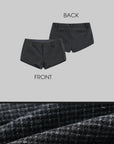 WARDEN EDGE Plaid Wool-Blend Tailored Shorts - PINKPARKS