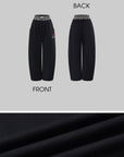 WARDEN EDGE Layered Waist Loose Fit Sweatpants