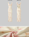 DreamyNerd Bloom Mesh Maxi Dress with Bow Back - PINKPARKS