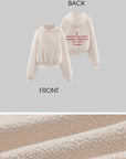 Rase Le Sol Teddy Fleece Embroidered Hoodie and Relaxed Pants Set