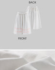 Rase le sol Sculpted Camisole & Slogan Embroidered Wide-Leg Shorts Set