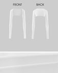 ROVENTE Layered Scoop Neck Tank & Cropped Sleeve Top Set
