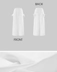 Rase Le Sol Detachable Pocket Wide-Leg Pants