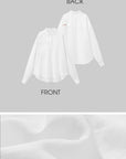 WARDEN EDGE Deconstructed Cut Long Sleeve Shirt - PINKPARKS