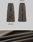 WARDEN EDGE Paratrooper Draped Wide-Leg Pants