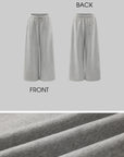 WARDEN EDGE Fleece Wide Leg Sweatpants Oversized Street Style Joggers