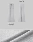 IAMXIAA Low-Rise Drawstring Wide Leg Sweatpants