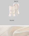 Hydrae Button Front Open Back Top & Mini Shorts Set