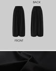 ROVENTE Volume Gathered Wide-Leg Pants