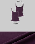 IAMXIAA Soft Stretch Lace Detail Fitted Cami Top