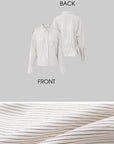 IAMXIAA Chemise à Rayures Détendue à Boutons