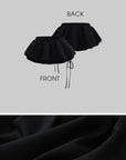 WARDEN EDGE Black Pleated Mini Skirt - PINKPARKS