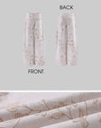 Hydrae Floral Washed Wide Leg Pants