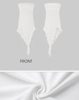WARDEN EDGE Asymmetric Ruffle Dress