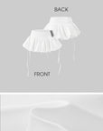 WARDEN EDGE Ruched Bubble Mini Skirt - PINKPARKS